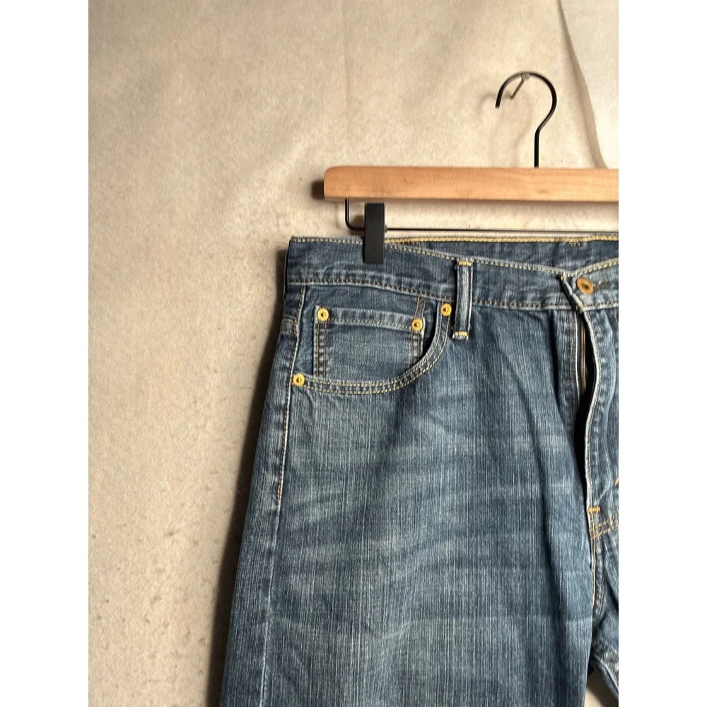 Levis 569 Loose Straight Leg Jeans Mens 36x30 Blue Denim Medium Wash 00569-0041